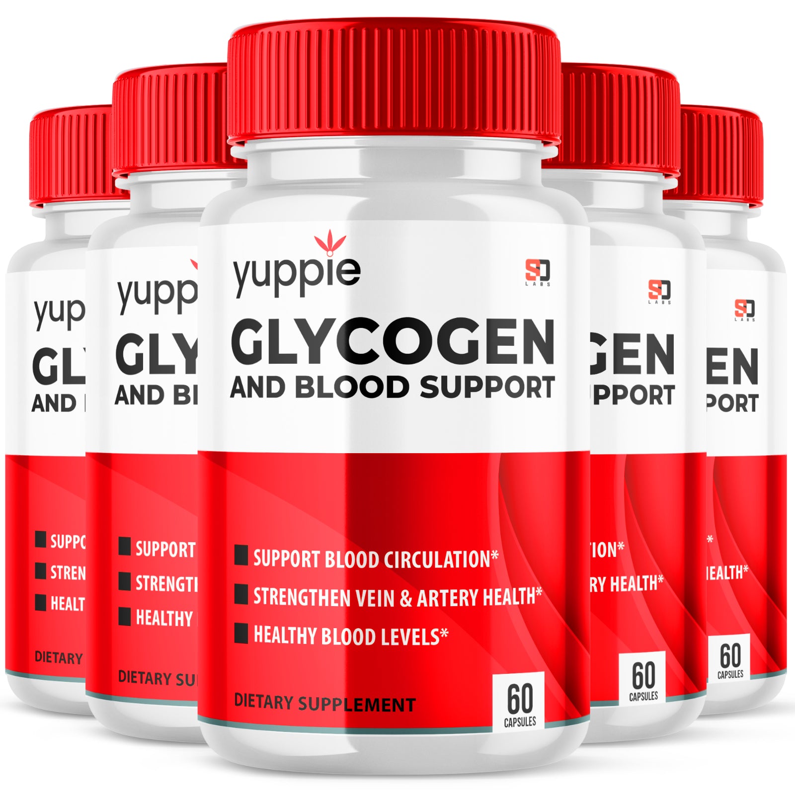 Yuppie Glycogen – Support for Healthy Blood Circulation and Levels (5 Pack)