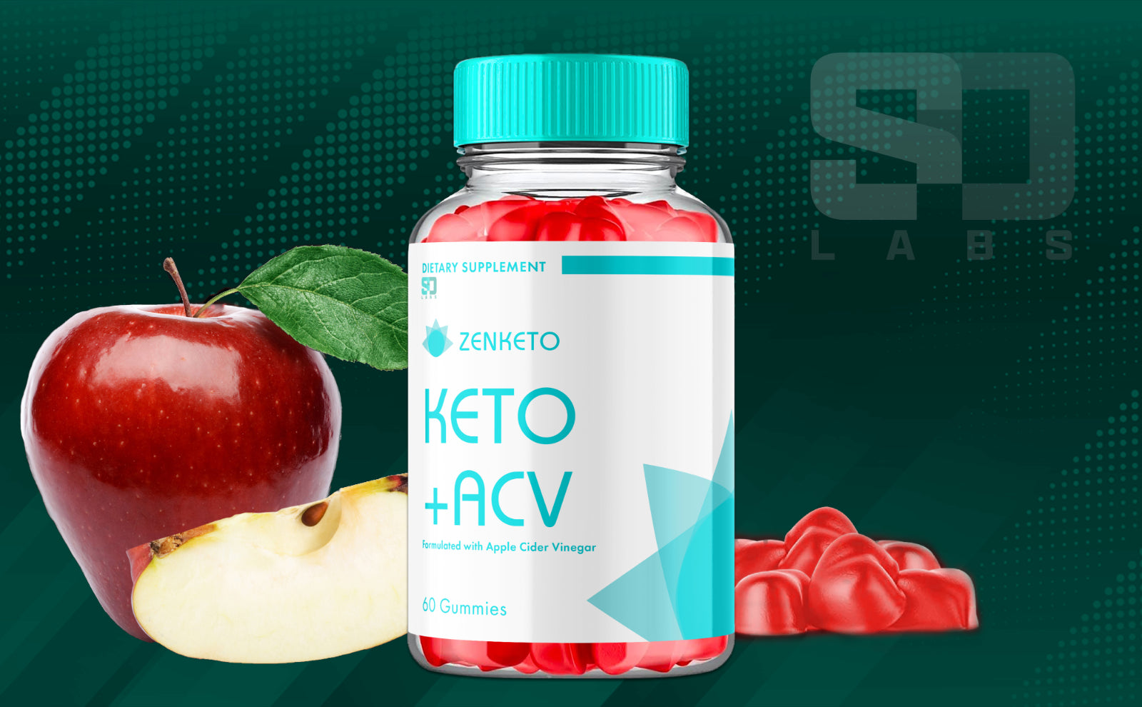 Zenketo - Keto+ ACV Gummies for a Balanced Lifestyle (3 Pack)