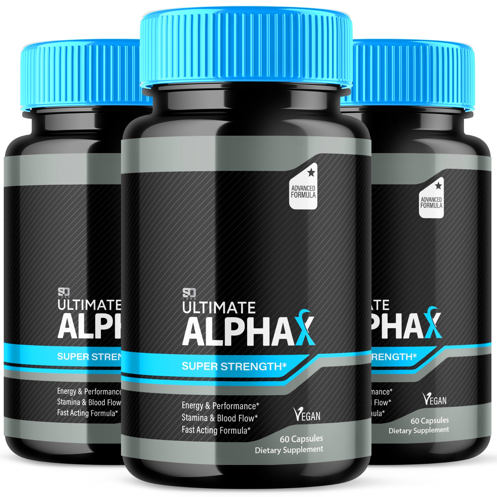 Ultimate Alpha X Super Strength Supports Energy and Performance (3 Pack)