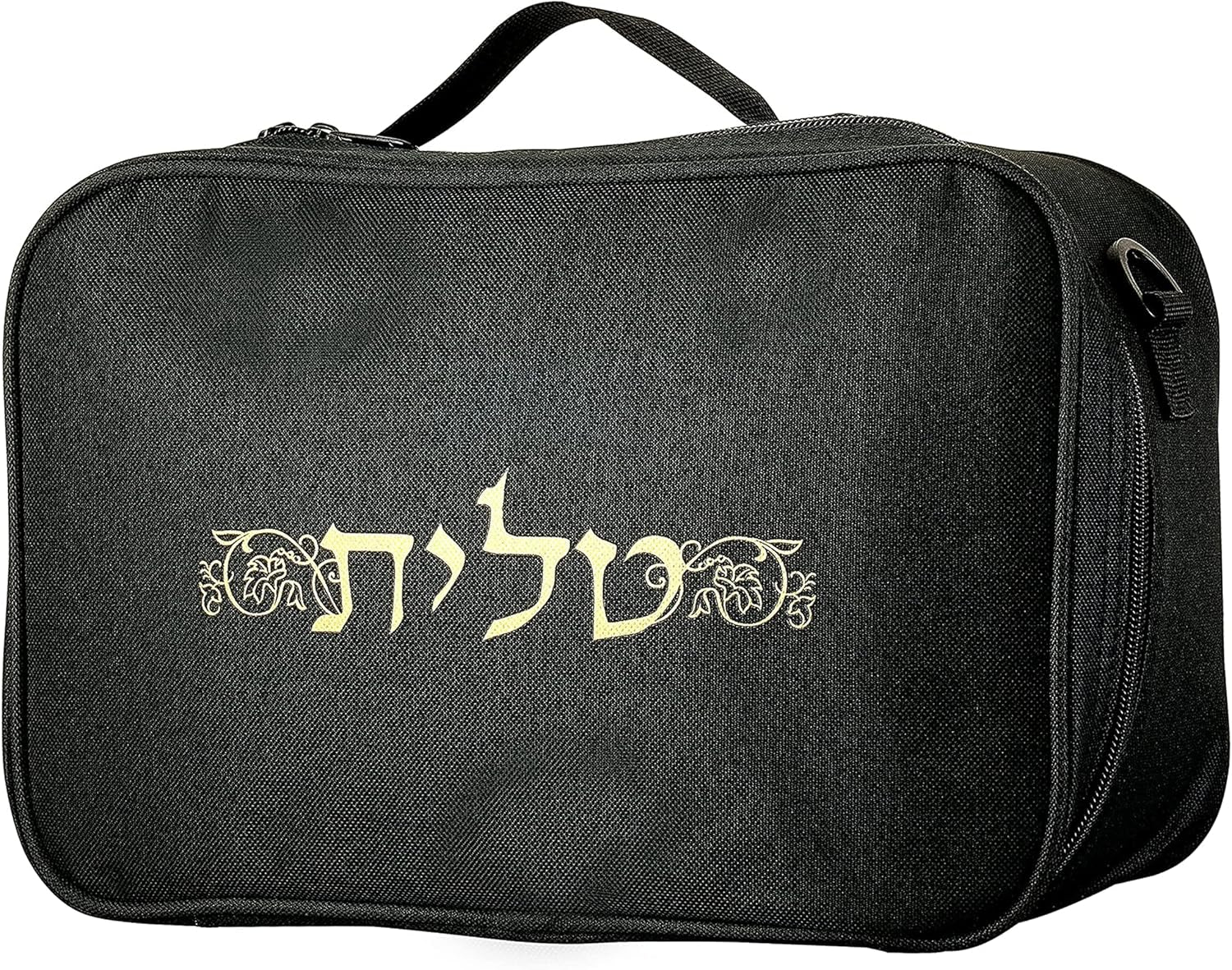 Tallit and Tefillin Bag with Carry Handle and Shoulder Strap - Judaica Tallit Prayer Shawl Travel Tote