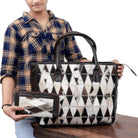 Leather Tote Handbag for Women – Stylo Classic Cowhide Shoulder Bag with Matching Clutch, Everyday & Gift Option