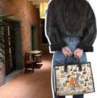 VAMSII Lady Tote Bag Lady Dog Shoulder Bag Lady Fans Merchandise Lady Dog