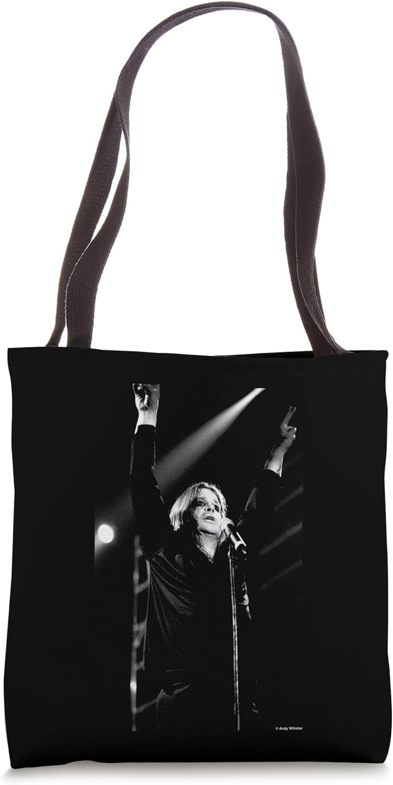 Black Sabbath Ozzy Osbourne Prince of Darkness Andy Willsher Tote Bag