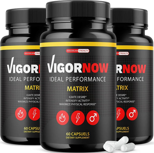 Vigornow Male Performance Matrix Supplement 180 Capsules (3 Pack)