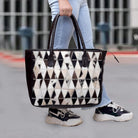 Leather Tote Handbag for Women – Stylo Classic Cowhide Shoulder Bag with Matching Clutch, Everyday & Gift Option