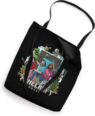A Minecraft Movie Main Characters Group Shot Cartoon Style Tote Bag