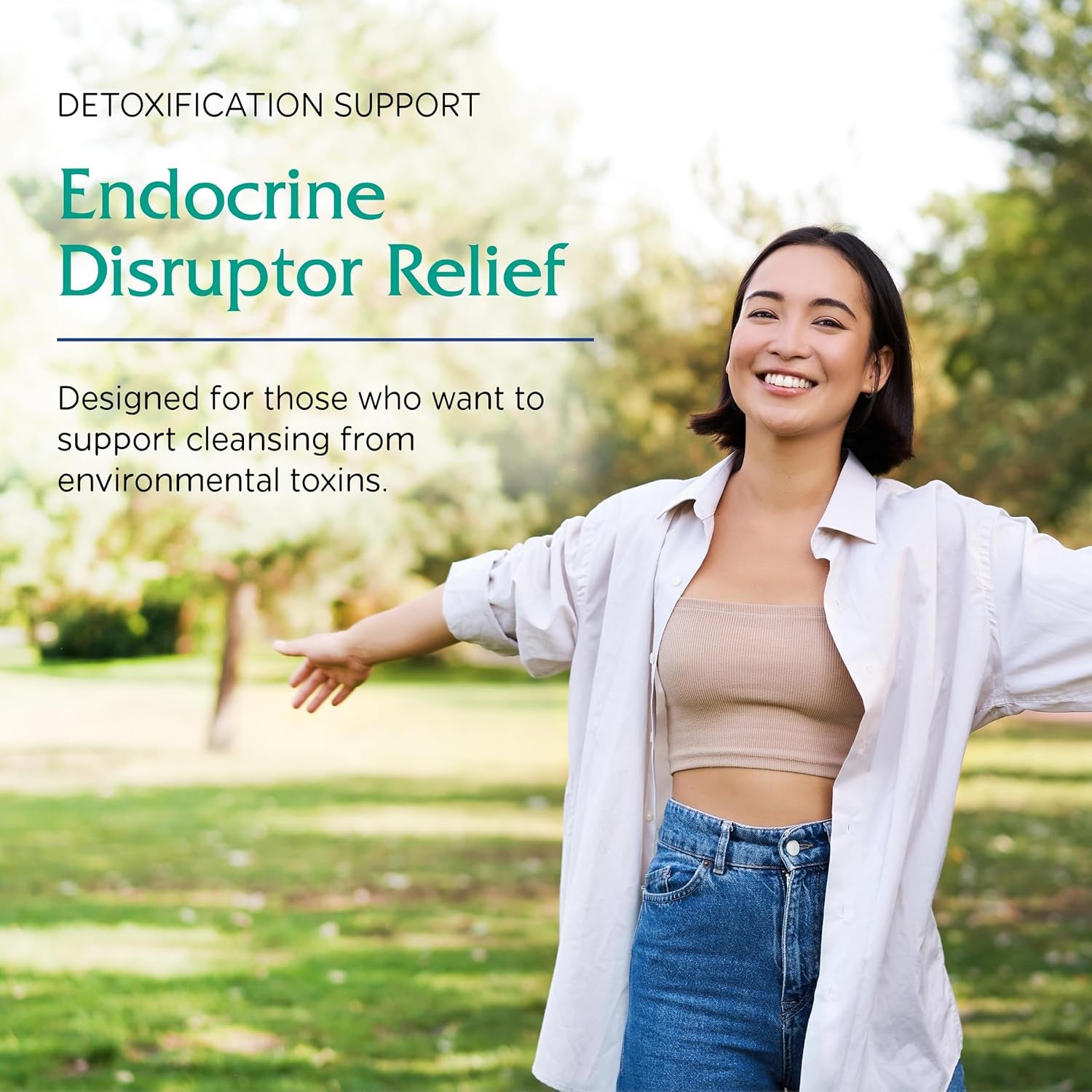 Vitanica Endocrine Disruptor Relief, Liver Detox Cleanse Support, Dr. Formulated Liver Support Supplement with Calcium D-Glucarate, ALA, NAC, L-Glycine & More, Vegan, 120 Capsules