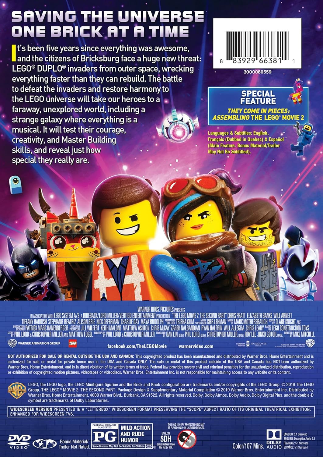 The LEGO Movie 2: the Second Part