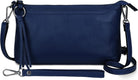 Uromee Wristlet Wallet Clutch Purses for Women Genuine Leather Crossbody Bag Handbag with Detachable Shoulder Chain