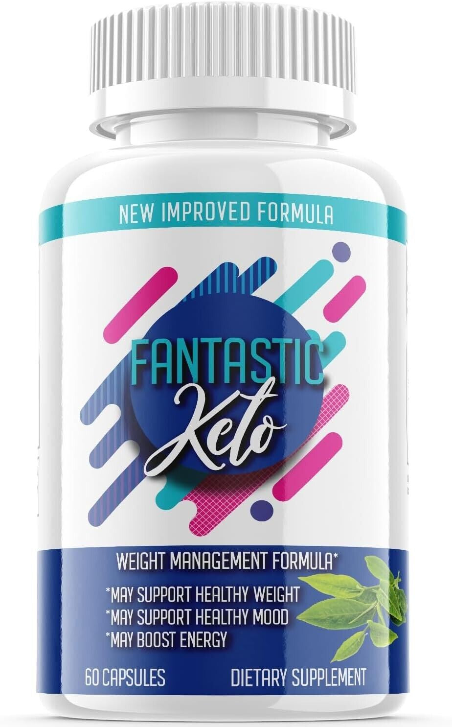 (1 Pack) Fantastic Keto Pills - Support Weight Loss & Fat Burn, Vegan -60 Pills