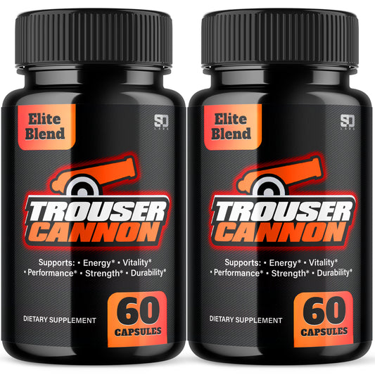 Trouser Cannon Male Pills - Boost Libido, Endurance, Mojo and Strength (2 Pack)