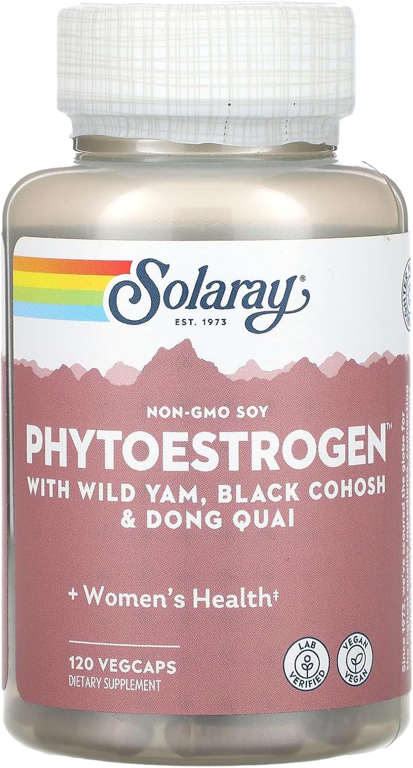 Solaray Phytoestrogen Supplement, 120 Count