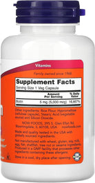 Now Foods Biotin 5 MG Vegetarian Capsules, 120 Count