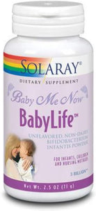 SOLARAY Babylife 3 Billion Probiotic Supplement, 2.5 Ounce