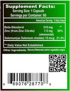 ® Beta-Sitosterol Formula - Results without a Prescription. It'S All Natural, No Binders, No Fillers, or Unproven Ingredients. Non-Gmo, Soy-Free, Gluten Free