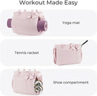 Crush Bow Tote Bag for Women, Fluffy & Lightweight Crush Bow Tote Bag for Women, Perfect for Daily Commuting, Shopping&Travel