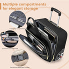 Rolling Laptop Bag,Rolling Briefcase for Men & Women,Laptop Briefcase on Wheels,Carry on Bag for Business Travel