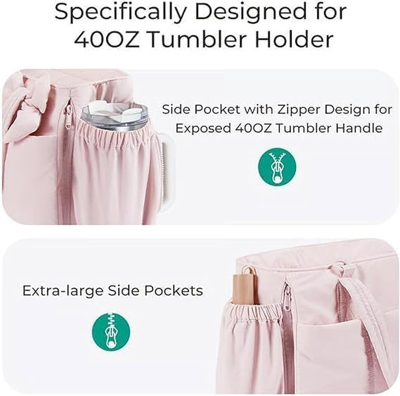 Crush Bow Tote Bag for Women, Fluffy & Lightweight Crush Bow Tote Bag for Women, Perfect for Daily Commuting, Shopping&Travel