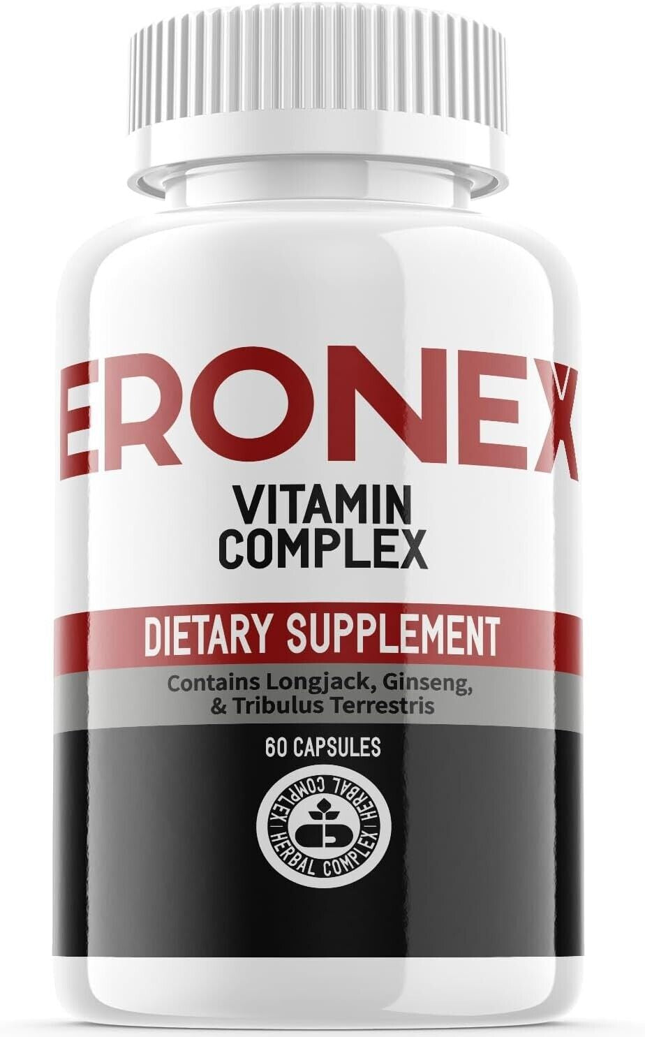 (1 Pack) Eronex Male Pills - Male Vitality Support Supplement - 60 Capsules