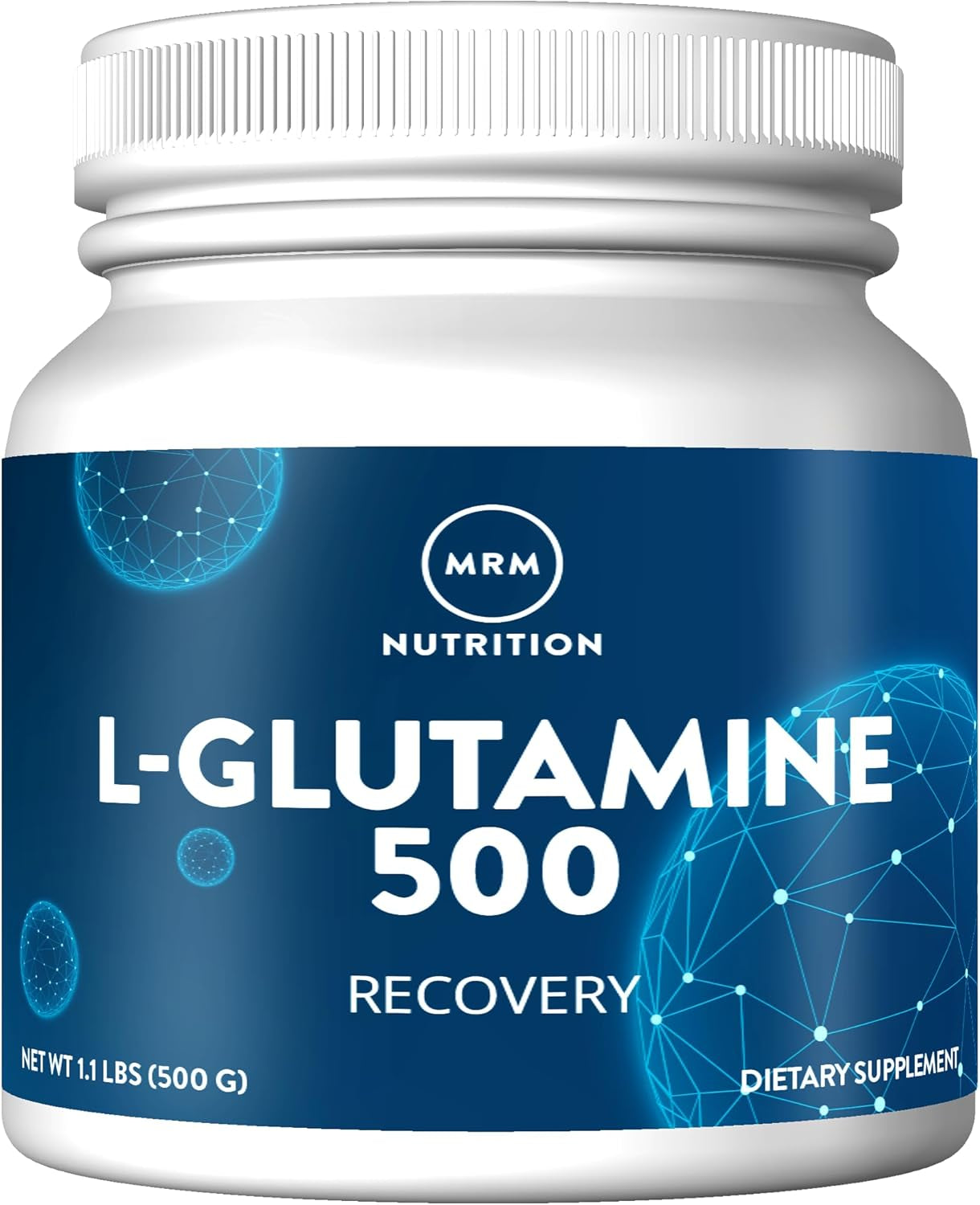 MRM Nutrition L-Glutamine | 5000Mg | Recovery | Amino Acid | Muscle Support | Immune + Gut Health | Fermented | 100 Servings