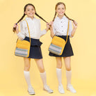 VASCHY Messenger Bag for Girls, Lightweight Canvas Crossbody Bag Purse for Teen Girls Women Fits Water Bottle