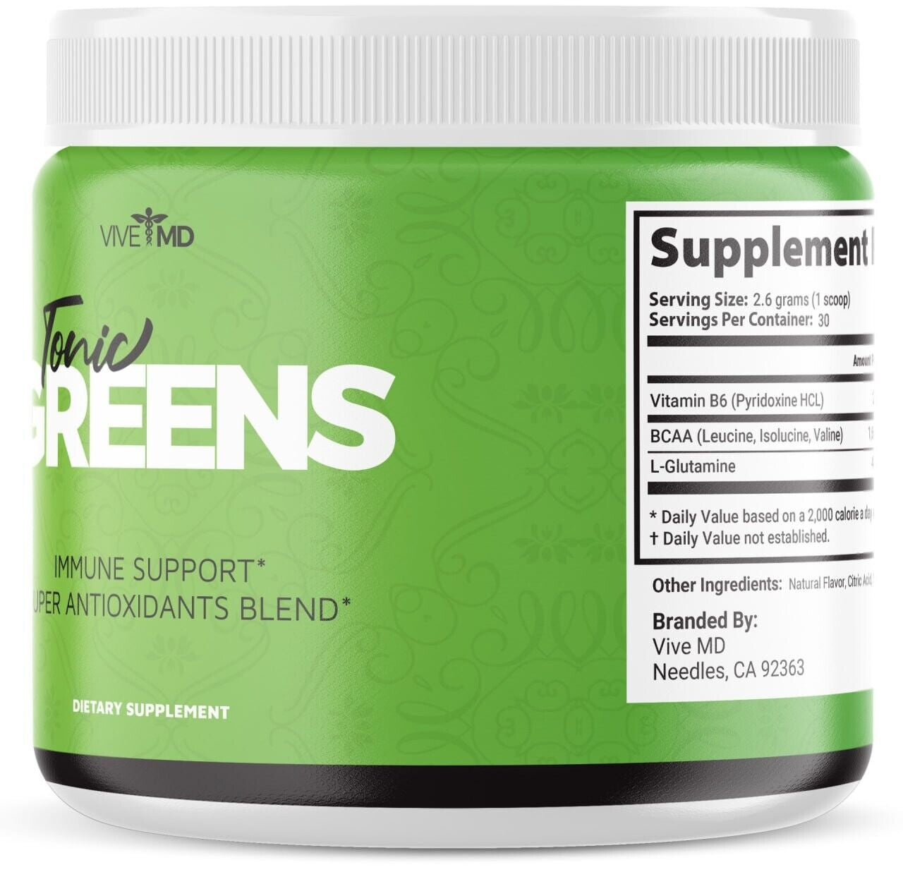 Tonic Greens Vitamin Boost Supplement - Official Formula (2 Pack)