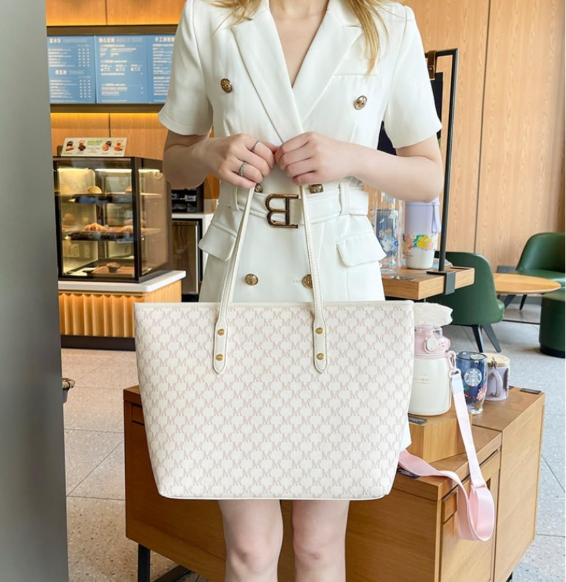 Women'S Shoulder Bag, Large Capacity Hand-Held Bags, Trendy Designer Bag for Teens