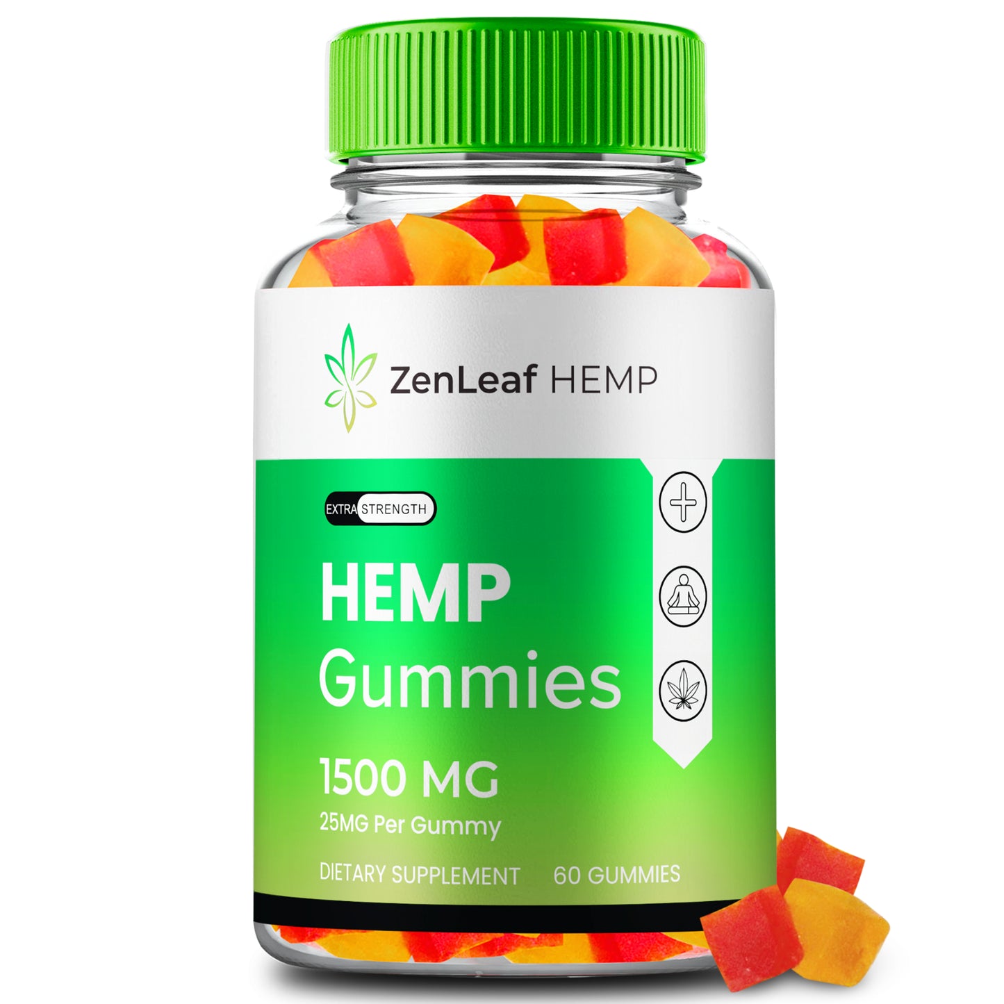 Zenleaf Gummies, Zenleaf Health and Wellness Support (60 Gummies)