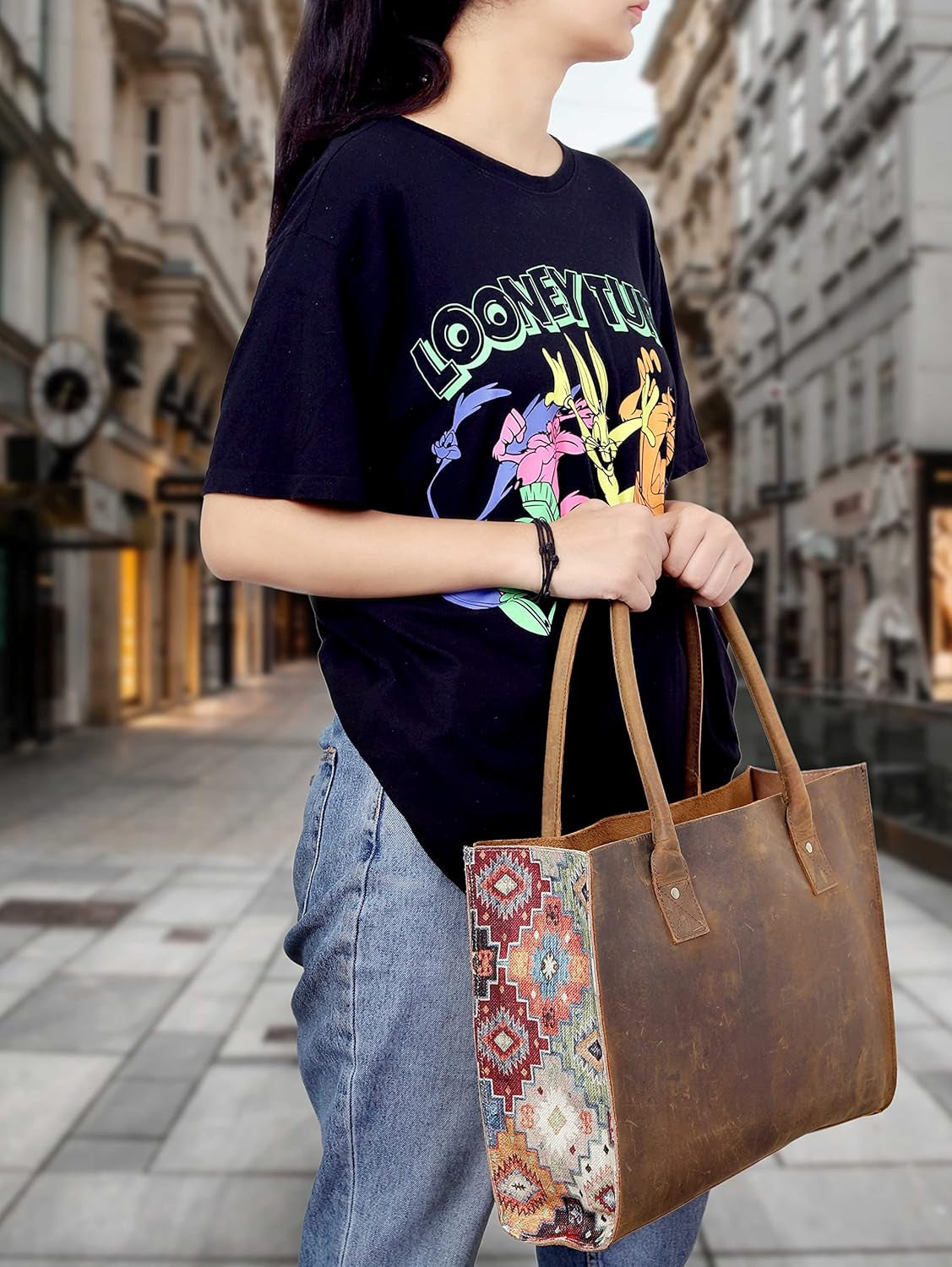 Leather Shoulder Bag Tote for Women Purse Satchel Travel Bag Shopping Carry Messenger Multipurpose Handbag