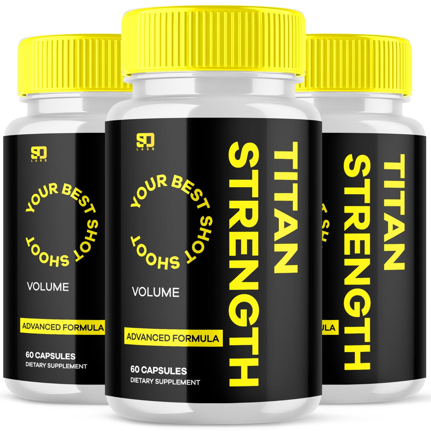 Titan Strength Capsule Advanced Formula Support Performance & Energy (3 Pack)