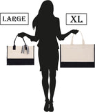 VANESSA ROSELLA Beach Tote Bag XL Oversized Zipper and Inner Pockets