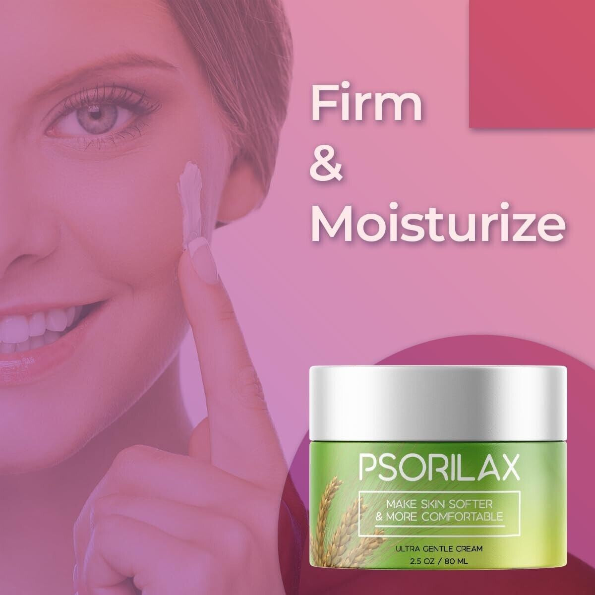 (1 Pack) Psorilax Anti-Aging Cream, Anti-Wrinkle & Moisturizing Skin Cream 2.5Oz