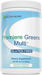 Nutra Biogenesis Premiere Greens Multi - Superfood Protein, Fiber, Antioxidant, and Essential Nutrient Powder Supplement - 322 G