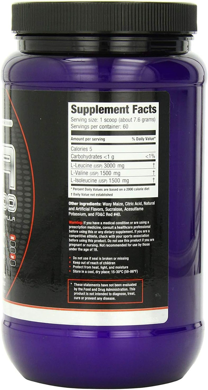Ultimate Nutrition Flavored BCAA Powder - Caffeine Free with 3G Leucine 1.5G Valine 1.5G Isoleucine - Post Workout Amino Acid Supplement, Grape, 60 Servings