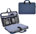 11.6 12.9 Inch Laptop Bag, Men Women Travel Briefcase with Organizer, Waterproof Laptop Sleeve for Lenovo Chromebook 11.6, Surface Pro 7/6/5/4, Macbook Air 13 A2337 A2179, Dell HP ASUS Carry Case,Blue