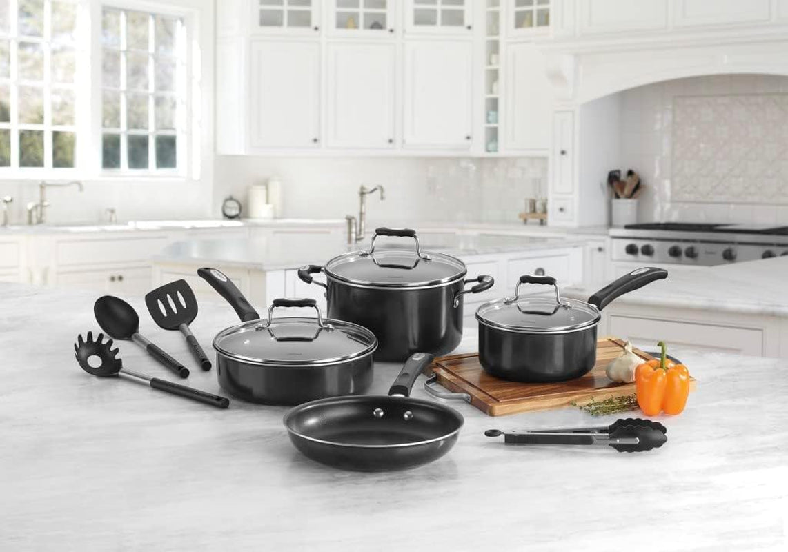 Cuisinart P57-11BK Nonstick 11 Piece Set,Black