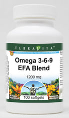 Omega 3-6-9 EFA Blend - 1200 Mg (100 Softgels, ZIN: 427997)