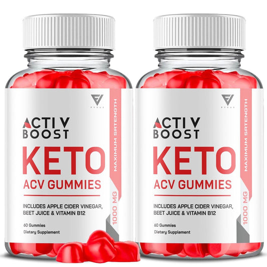 (2 Pack) Activ Boost Keto ACV Gummies Reviews, Active Boost Detox (120 Gummies)