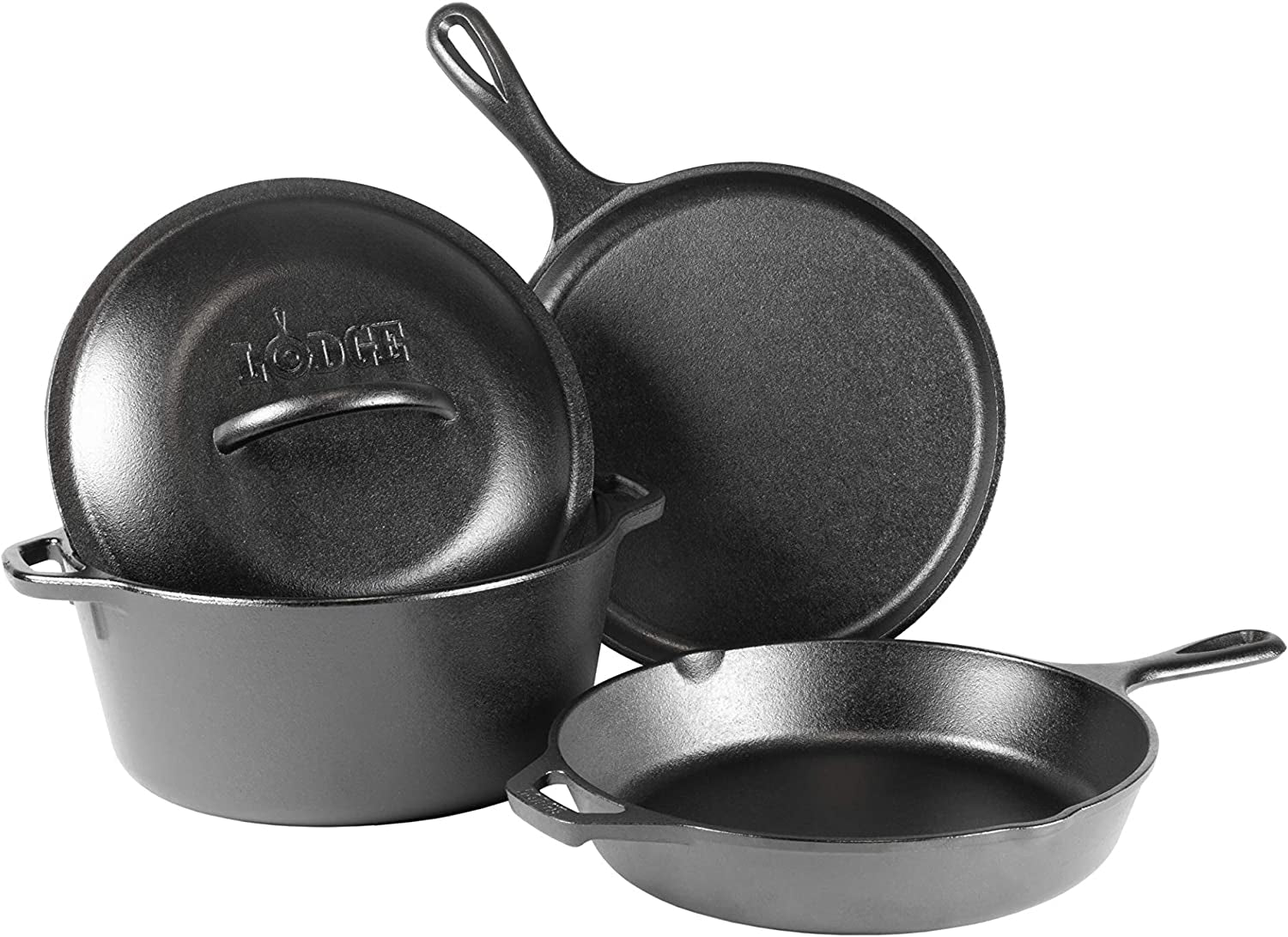 Lodge Cast Iron 4-Piece Cookware Set