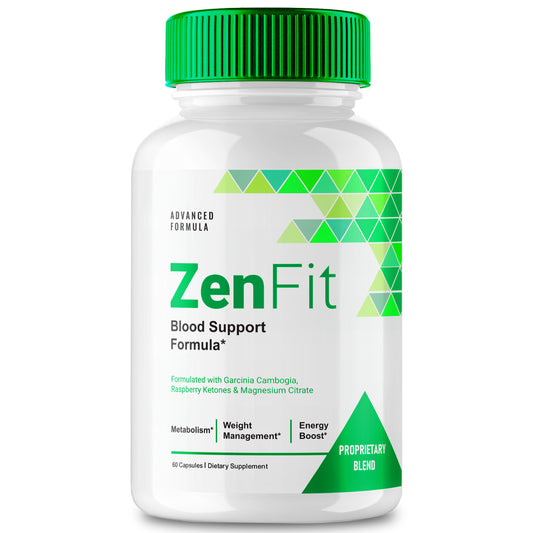 Zenfit Blood Formula Pills, Blood Sugar Support Capsules (60 Capsules)