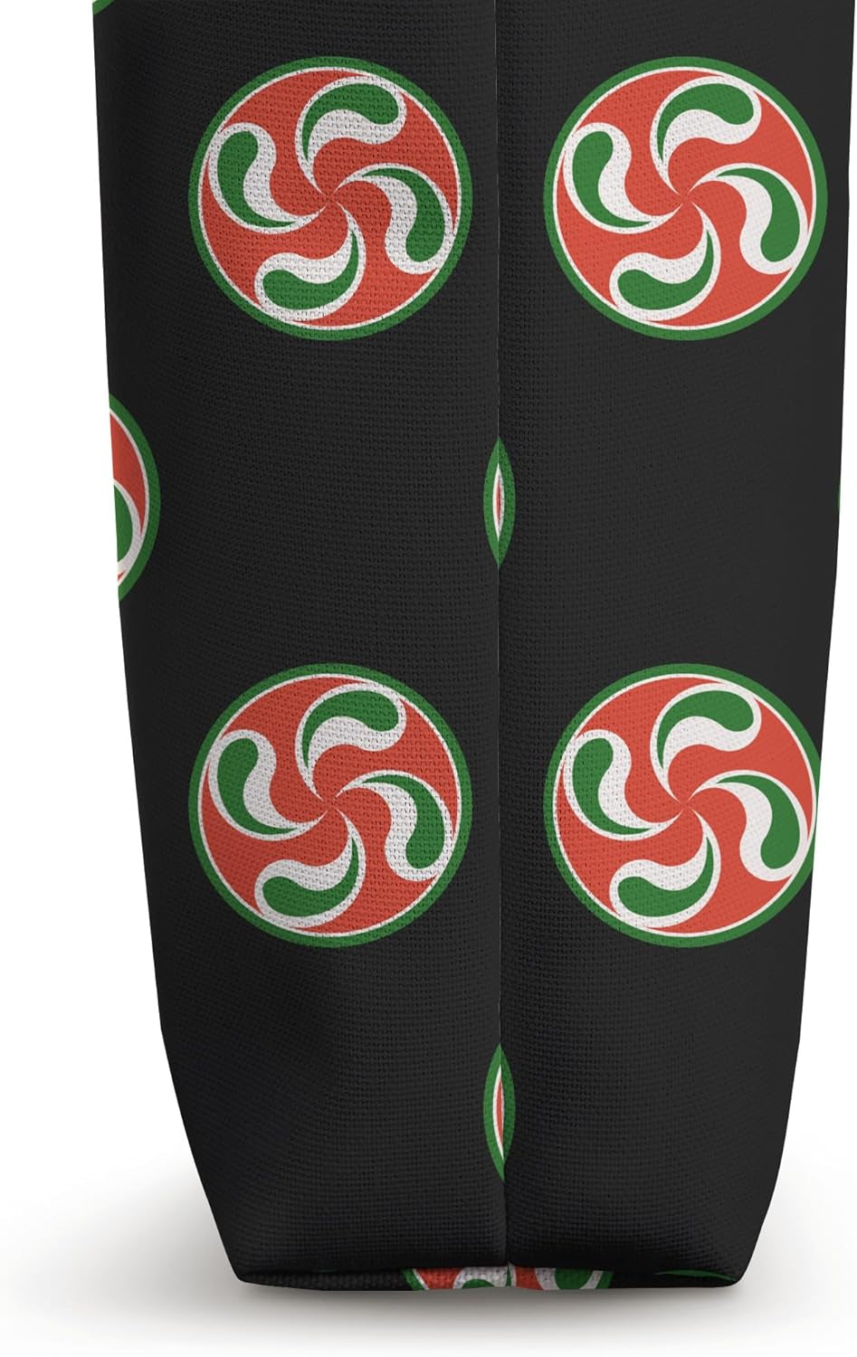 Basque Country Lauburu Cross Flag Euskal Pride Roots Tote Bag