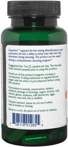 Vitanica Hepafem, Liver Cleansing Support, Vegan/Vegetarian, 60 Capsules
