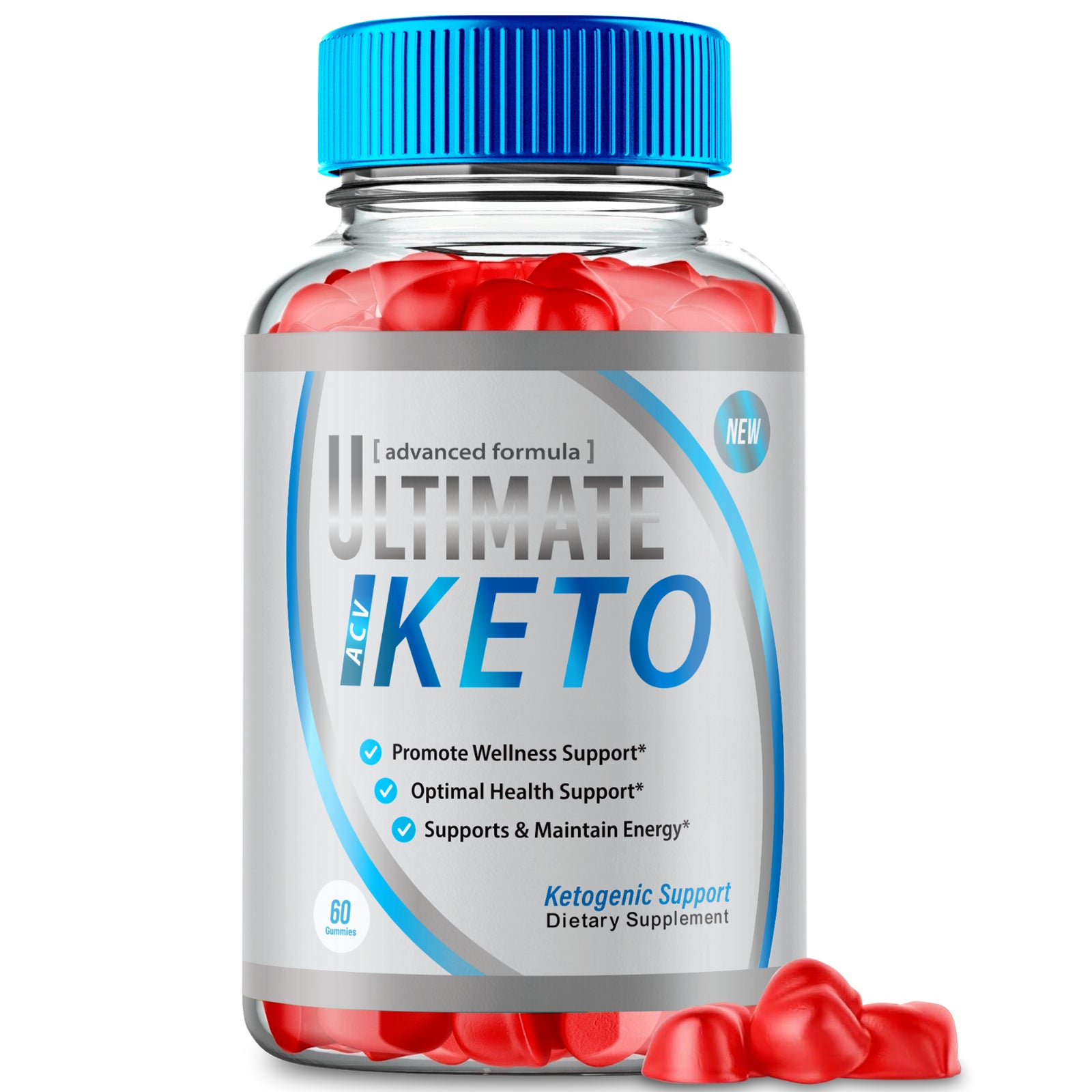 Ultimate Keto ACV Gummies, Ulti Mate Weight Loss Gummies (60 Gummies)