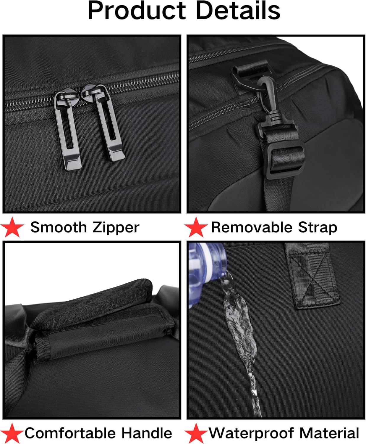 Travel Duffle Bag Backpack for Men Women, 50L Sports Gym Bags with Shoe Compartment & Wet Pocket, Waterproof Carry on Bag Backpack for Workout, Fitness, Overnight Trips Green