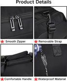 Travel Duffle Bag Backpack for Men Women, 50L Sports Gym Bags with Shoe Compartment & Wet Pocket, Waterproof Carry on Bag Backpack for Workout, Fitness, Overnight Trips Green
