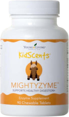 Young Living Kidscents Mightyzyme Chewable Tablets - 90 Ct - Children'S Digestive Enzyme Supplement - Natural Digestion Support for Kids - Kid-Friendly Products