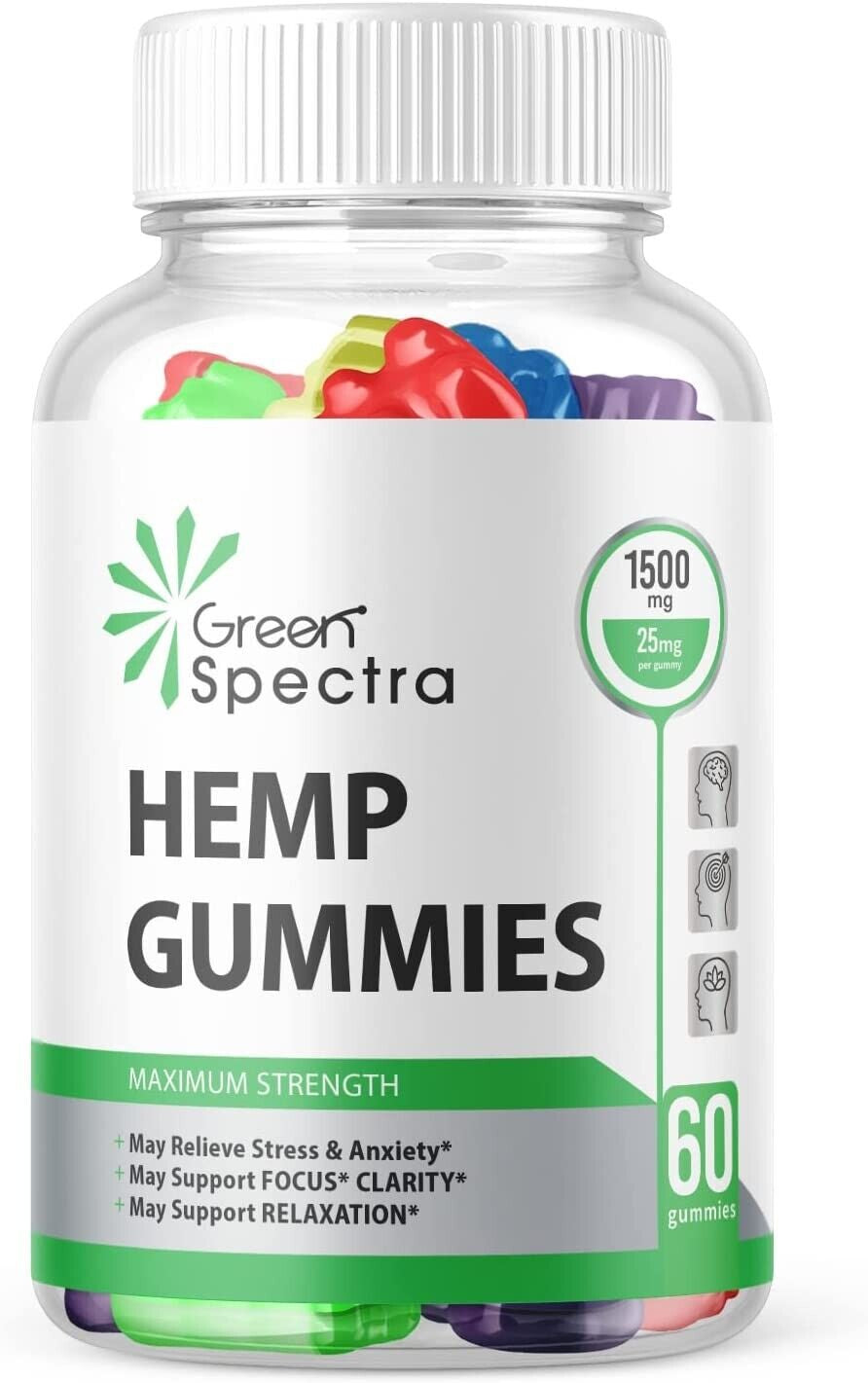 (1 Pack) Green Spectra Gummies - Green Spectra Multivitamin Supplement-60 Gums