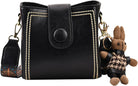 Bootara Bucket Bag, Bootara Women'S Vintage Bunny Charm Bucket Bag – Convertible Shoulder Crossbody, Spacious Travel Tote