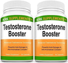 2 Bottles Testosterone Booster Anti-Estrogen Anti-Aromatase Tribulus Terrestris Extract Chrysin Diindolylmethane DIM Eurycoma Longifolia Jack Gamma Oryzanol 180 Total Capsules